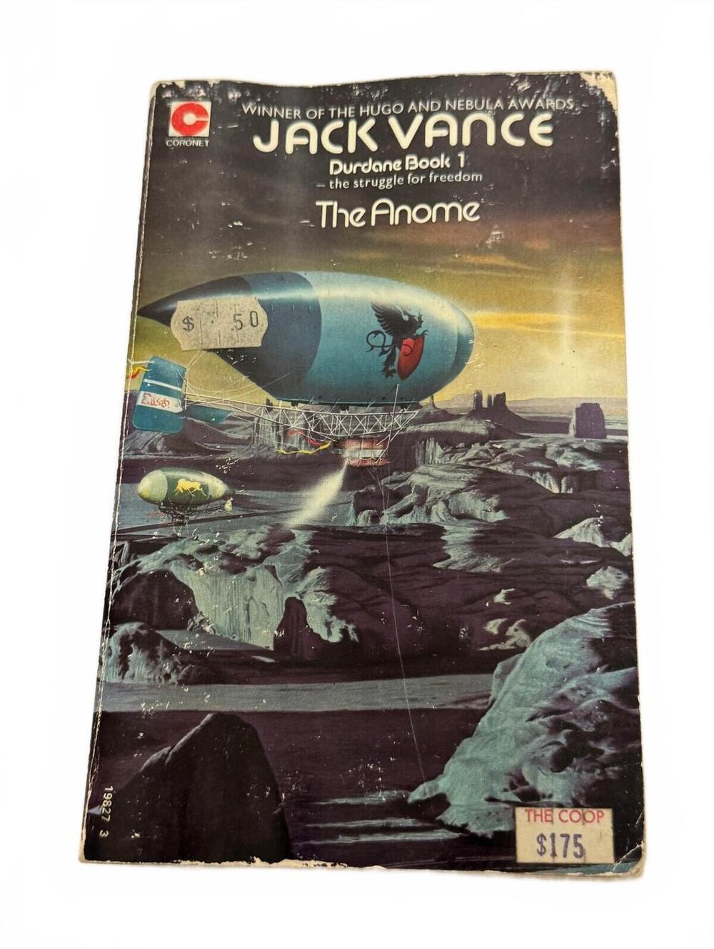 The Anome Jack Vance Durdane Book 1 Coronet Paperback 1977